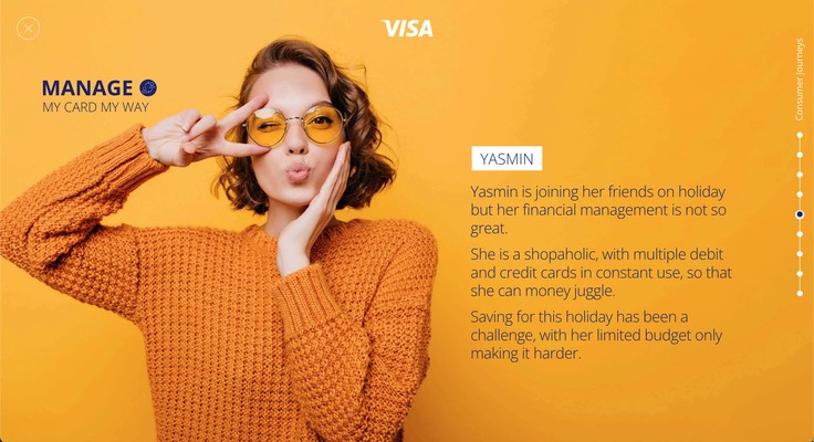 Visa Consumer Journeys - Manage: My Card My Way with Yasmin